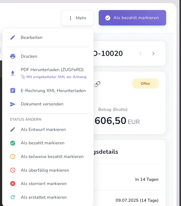 PDF Export Dashboard